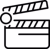 FIlm Slate Icon Image